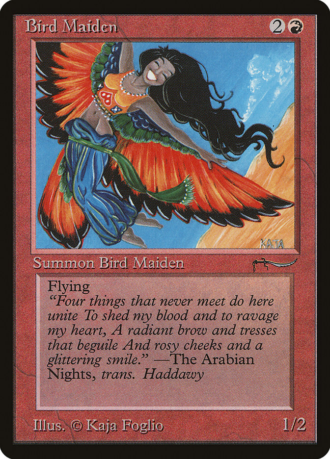 Bird Maiden (Light Mana Cost) [Arabian Nights] | Spectrum Games