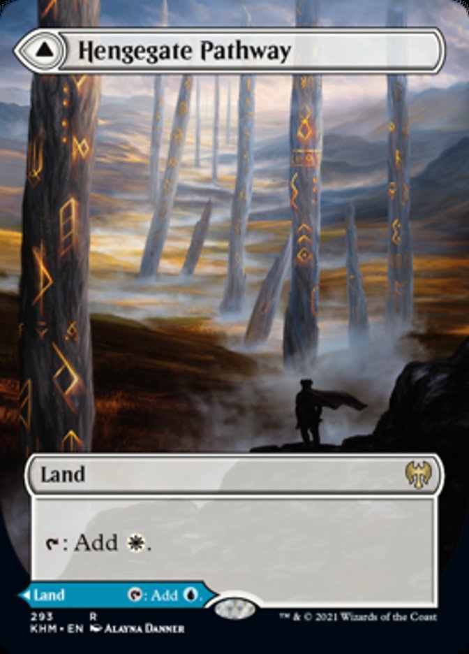 Hengegate Pathway // Mistgate Pathway (Borderless Alternate Art) [Kaldheim] | Spectrum Games