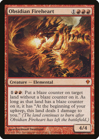 Obsidian Fireheart [Zendikar] | Spectrum Games
