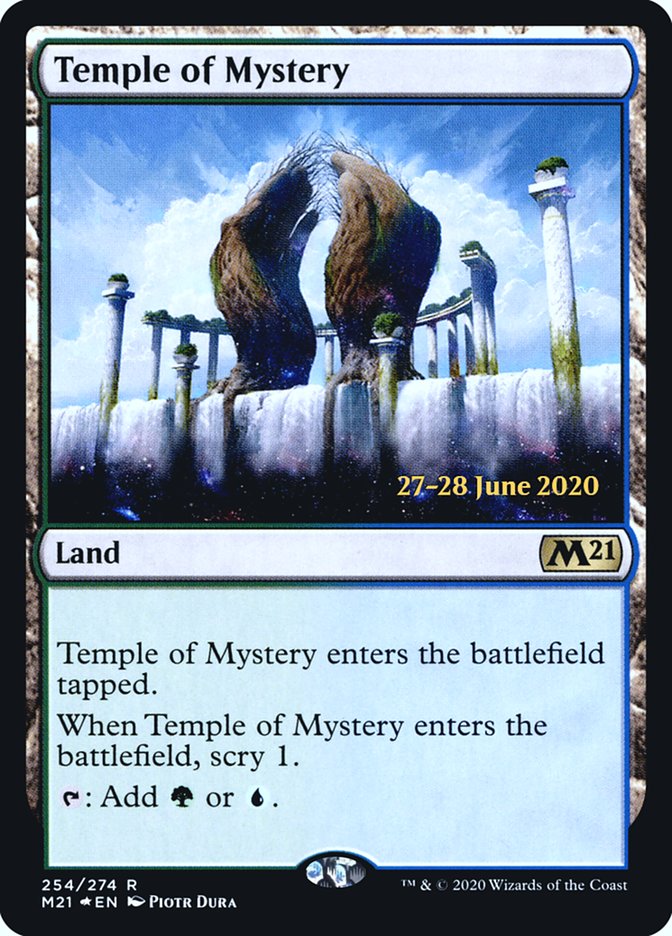 Temple of Mystery  [Core Set 2021 Prerelease Promos] | Spectrum Games