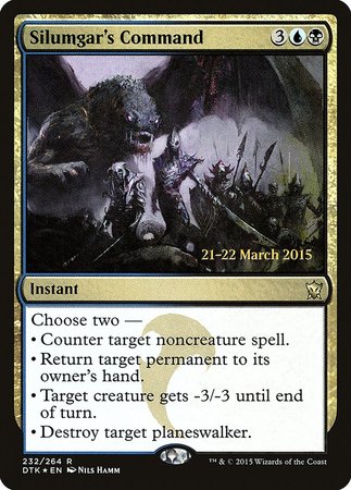 Silumgar's Command [Dragons of Tarkir Promos] | Spectrum Games