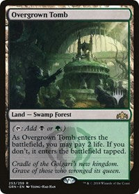Overgrown Tomb [Promo Pack: Throne of Eldraine] | Spectrum Games