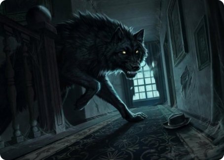 Primal Adversary Art Card [Innistrad: Midnight Hunt Art Series] | Spectrum Games