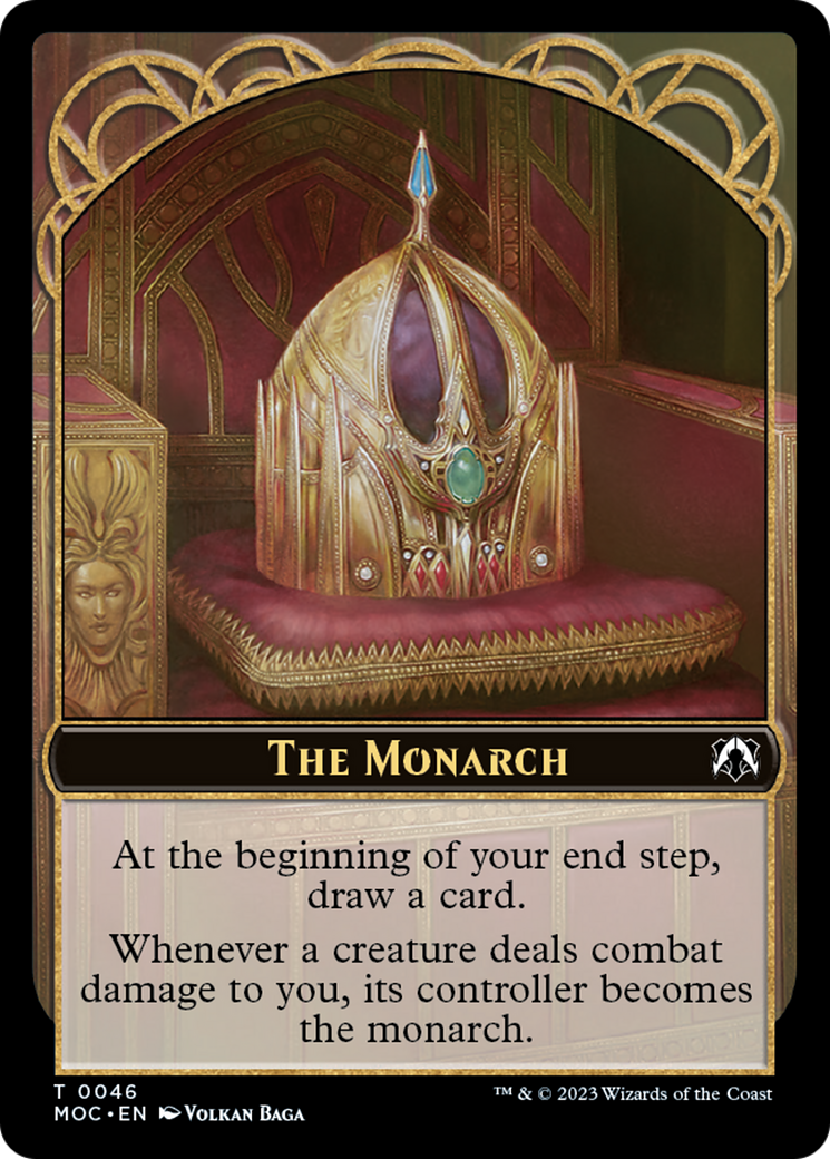 The Monarch // Shapeshifter Double-Sided Token [March of the Machine Commander Tokens] | Spectrum Games