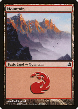 Mountain (313) [Commander 2011] | Spectrum Games