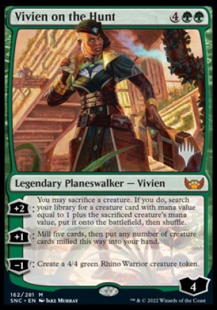 Vivien on the Hunt (Promo Pack) [Streets of New Capenna Promos] | Spectrum Games