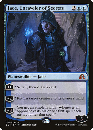 Jace, Unraveler of Secrets [Shadows over Innistrad] | Spectrum Games