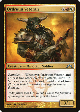 Ordruun Veteran [Gatecrash] | Spectrum Games