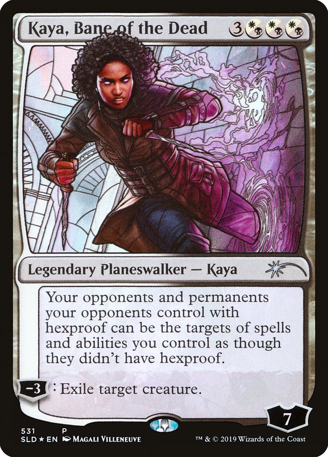 Kaya, Bane of the Dead (Stained Glass) [Secret Lair Drop Promos] | Spectrum Games