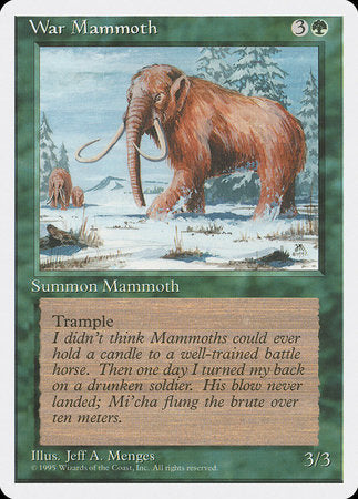 War Mammoth [Fourth Edition] | Spectrum Games
