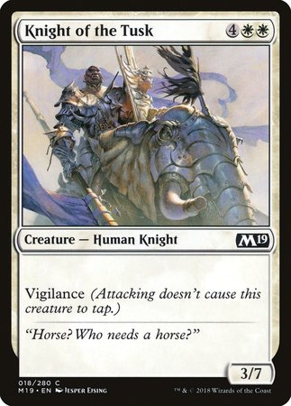 Knight of the Tusk [Core Set 2019] | Spectrum Games