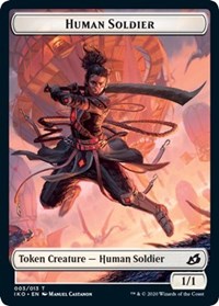 Human Soldier (003) // Zombie Double-sided Token [Commander 2020] | Spectrum Games
