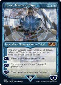 Teferi, Master of Time (Showcase) (290) [Core Set 2021] | Spectrum Games