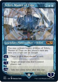 Teferi, Master of Time (Showcase) (291) [Core Set 2021] | Spectrum Games