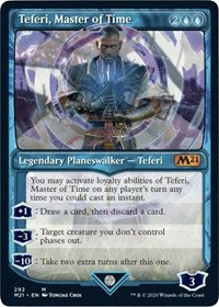 Teferi, Master of Time (Showcase) (292) [Core Set 2021] | Spectrum Games