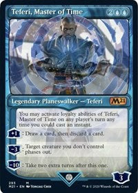 Teferi, Master of Time (Showcase) (293) [Core Set 2021] | Spectrum Games