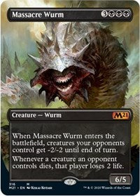 Massacre Wurm (Alternate Art) [Core Set 2021] | Spectrum Games