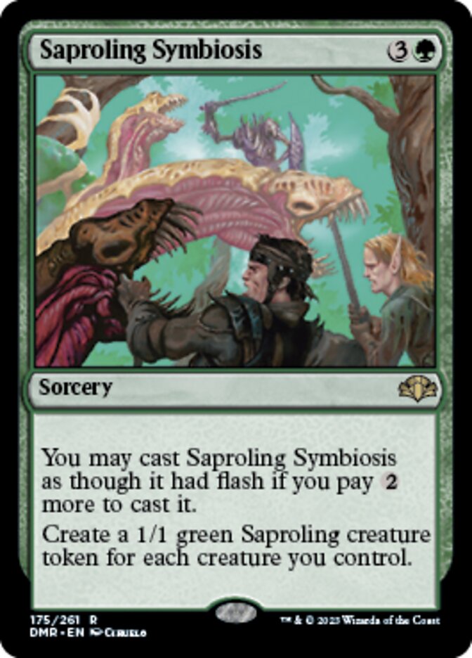 Saproling Symbiosis [Dominaria Remastered] | Spectrum Games