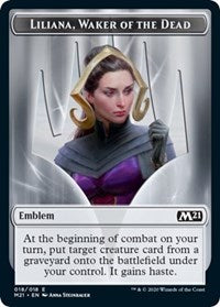 Emblem - Liliana, Waker of the Dead [Core Set 2021] | Spectrum Games