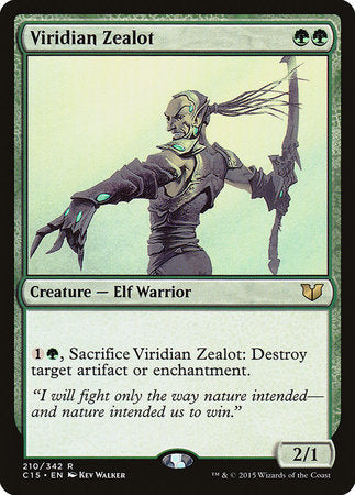 Viridian Zealot [Commander 2015] | Spectrum Games