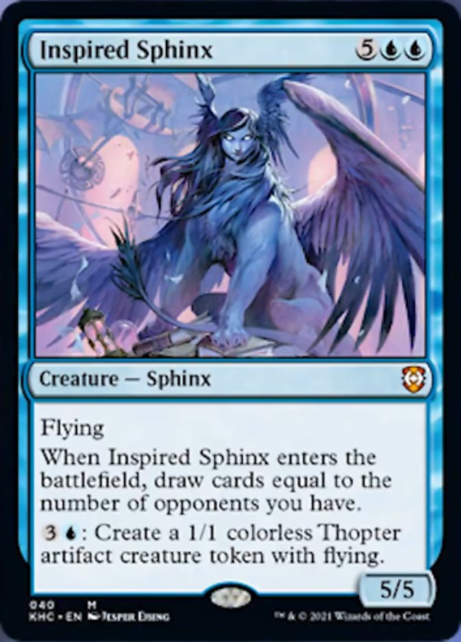 Inspired Sphinx [Kaldheim Commander] | Spectrum Games
