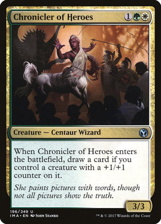Chronicler of Heroes [Iconic Masters] | Spectrum Games