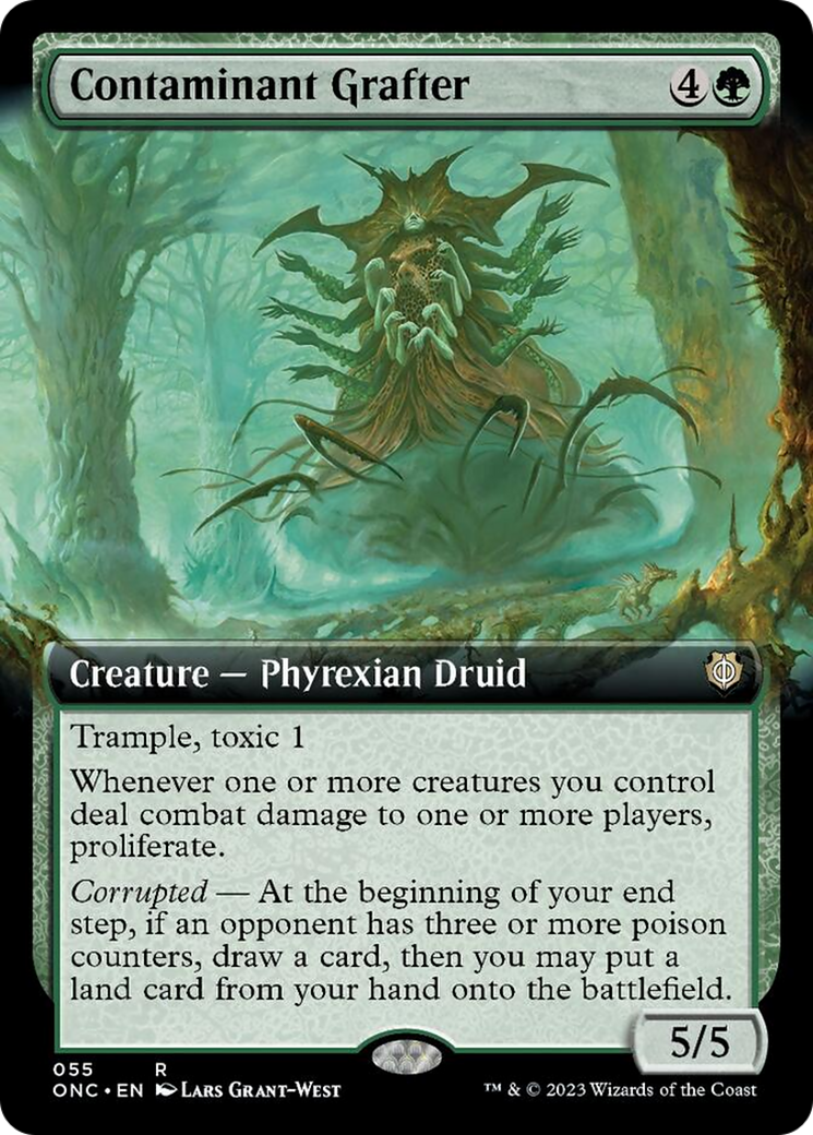 Contaminant Grafter (Extended Art) [Phyrexia: All Will Be One Commander] | Spectrum Games