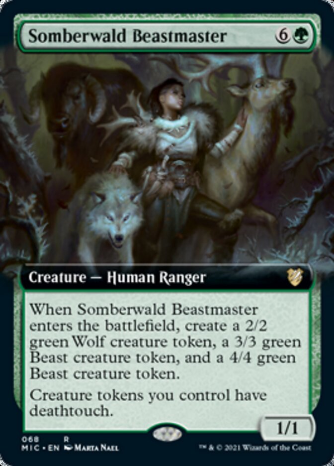 Somberwald Beastmaster (Extended) [Innistrad: Midnight Hunt Commander] | Spectrum Games