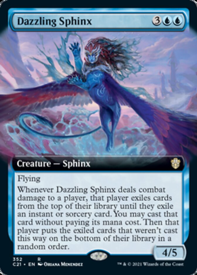 Dazzling Sphinx (Extended) [Commander 2021] | Spectrum Games