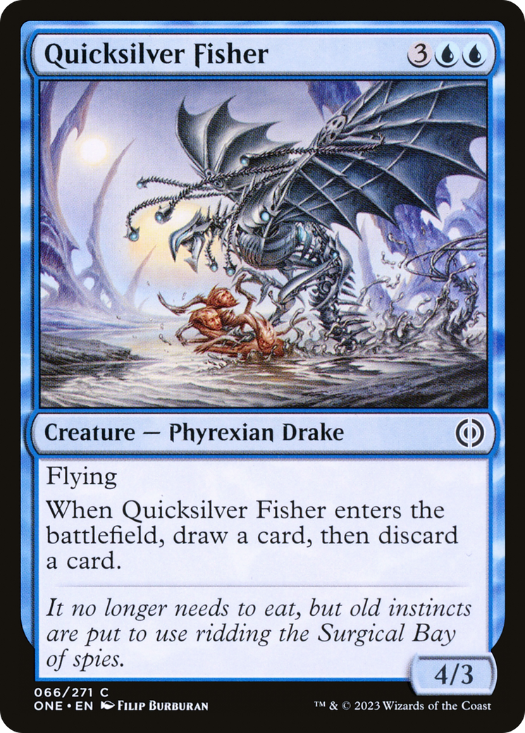 Quicksilver Fisher [Phyrexia: All Will Be One] | Spectrum Games