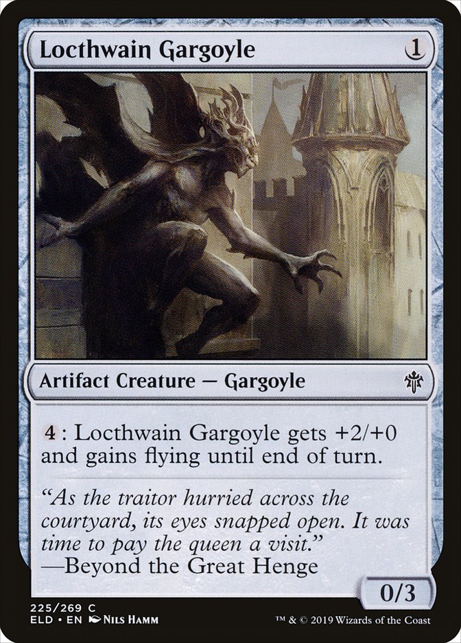 Locthwain Gargoyle [Throne of Eldraine] | Spectrum Games