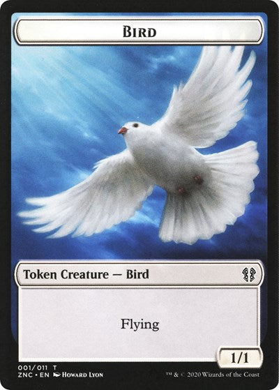 Bird // Kor Ally Double-sided Token [Commander: Zendikar Rising] | Spectrum Games