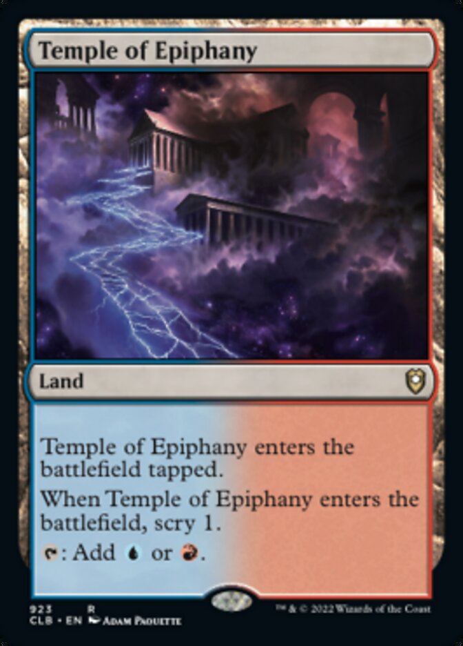 Temple of Epiphany [Commander Legends: Battle for Baldur's Gate] | Spectrum Games