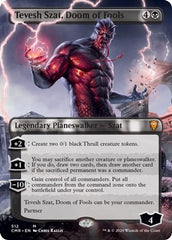 Tevesh Szat, Doom of Fools (Extended Art) [Commander Legends] | Spectrum Games