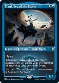 Siani, Eye of the Storm (Foil Etched) [Commander Legends] | Spectrum Games