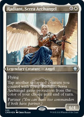 Radiant, Serra Archangel (Foil Etched) [Commander Legends] | Spectrum Games