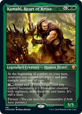 Kamahl, Heart of Krosa (Foil Etched) [Commander Legends] | Spectrum Games