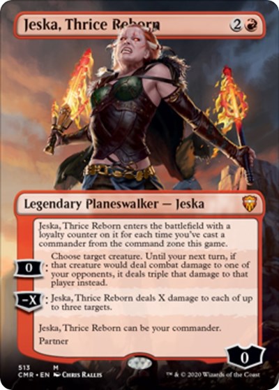 Jeska, Thrice Reborn (Borderless) [Commander Legends] | Spectrum Games