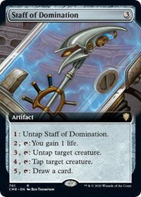 Staff of Domination (Extended Art) [Commander Legends] | Spectrum Games