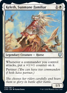 Keleth, Sunmane Familiar [Commander Legends] | Spectrum Games