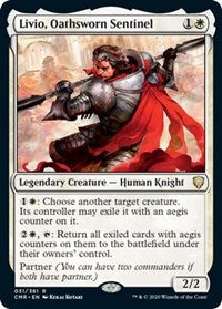 Livio, Oathsworn Sentinel [Commander Legends] | Spectrum Games