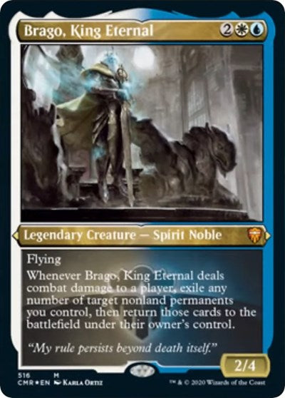 Brago, King Eternal (Foil Etched) [Commander Legends] | Spectrum Games