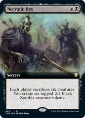 Necrotic Hex (Extended Art) [Commander Legends] | Spectrum Games