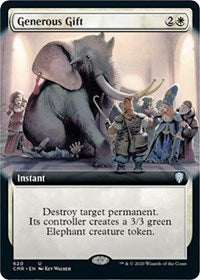 Generous Gift (Extended Art) [Commander Legends] | Spectrum Games