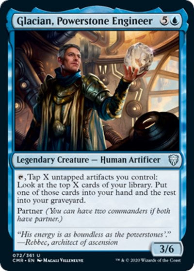 Glacian, Powerstone Engineer [Commander Legends] | Spectrum Games