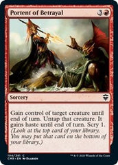 Portent of Betrayal [Commander Legends] | Spectrum Games