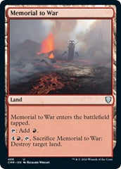 Memorial to War [Commander Legends] | Spectrum Games