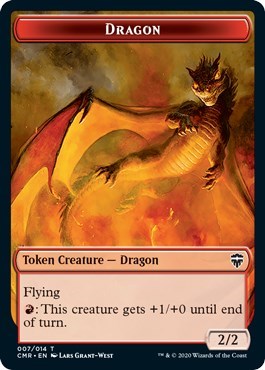Dragon // Treasure Double-sided Token [Commander Legends] | Spectrum Games