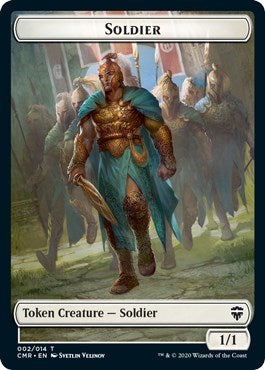 Soldier // Zombie Double-sided Token [Commander Legends] | Spectrum Games