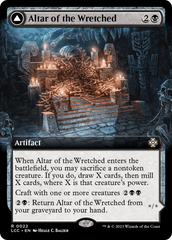 Altar of the Wretched // Wretched Bonemass (Extended Art) [The Lost Caverns of Ixalan Commander] | Spectrum Games